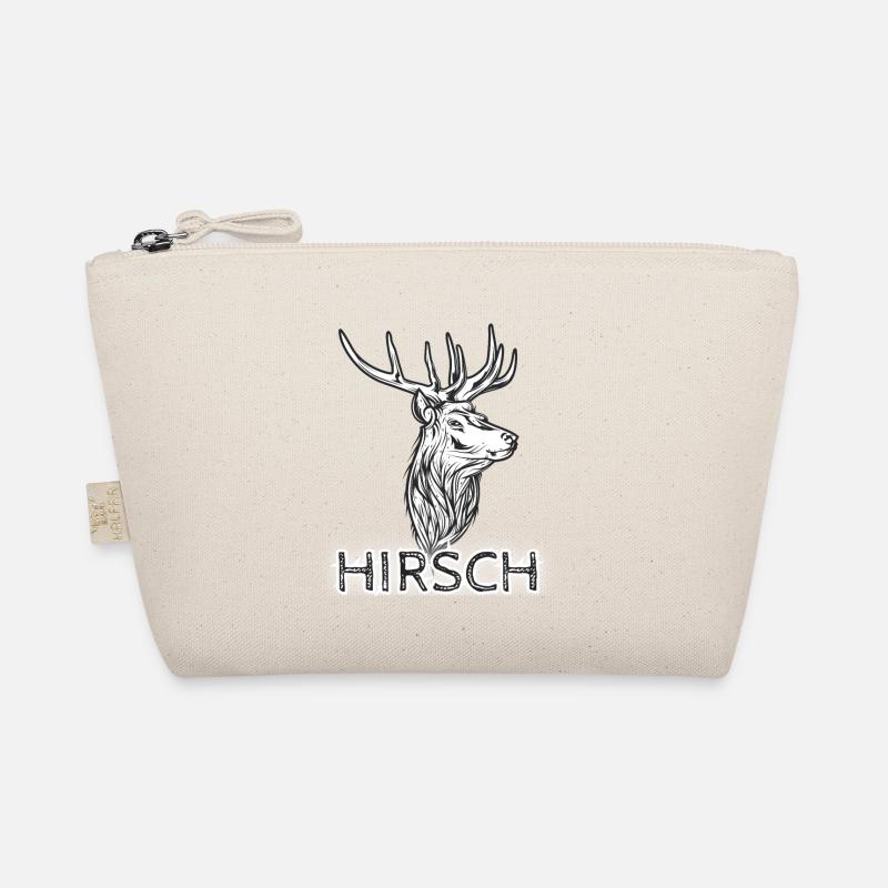 Hirsch - Bio-Täschchen - Natur