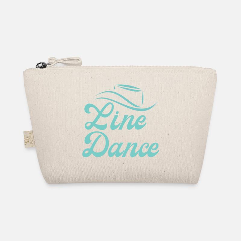 Klasse Geschenk für Line Dancer: Motto "Line Dance - Bio-Täschchen - Natur