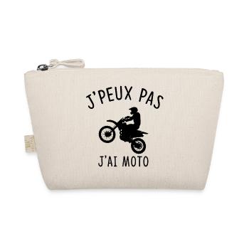 J'PEUX PAS J'AI MOTO - Trousse biologique - nature - Devant