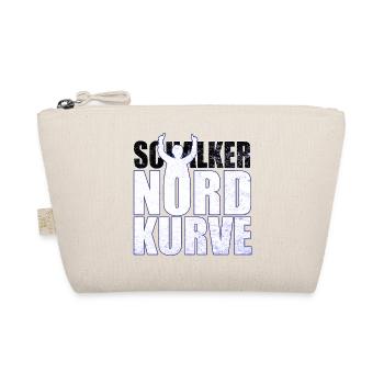 Schalke Nordkurve lettering gift idea - Organic Pouch - nature - Front