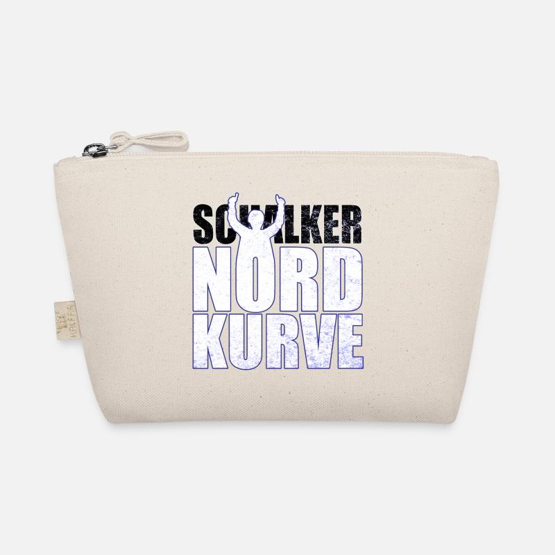 Schalker Nordkurve Schriftzug Geschenkidee - Bio-Täschchen - Natur