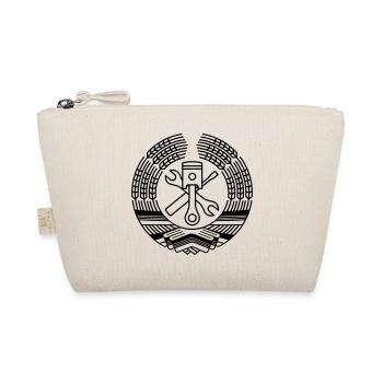 DDR Werkstatt Tuning Wappen (+ Dein Text) - Bio-Täschchen - Natur - Vorne