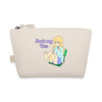 Suck my toes - Organic Pouch - nature - Front