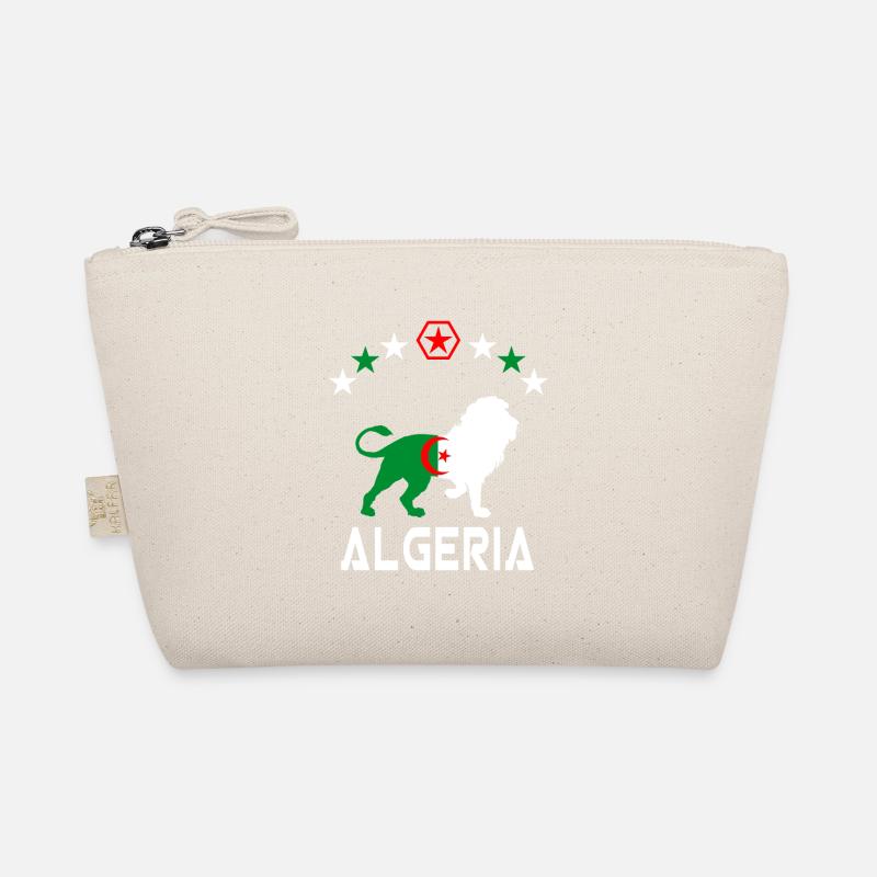 Algérie Lion Drapeau design / Cadeau Trousse biologique