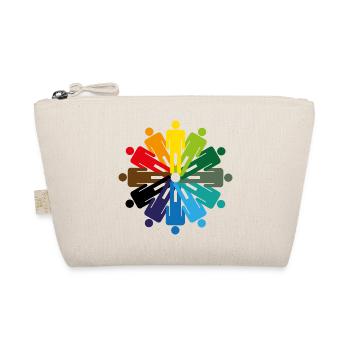 The world is colorful! Gift LGBT world love colors - Organic Pouch - nature - Front