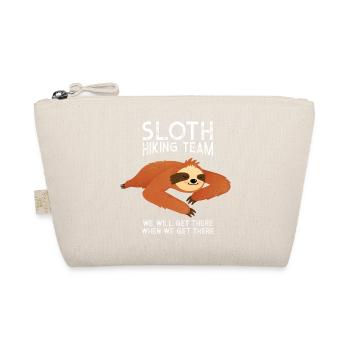 Sloth Hiking Team, Hiking, Mountain - Bio-Täschchen - Natur - Vorne