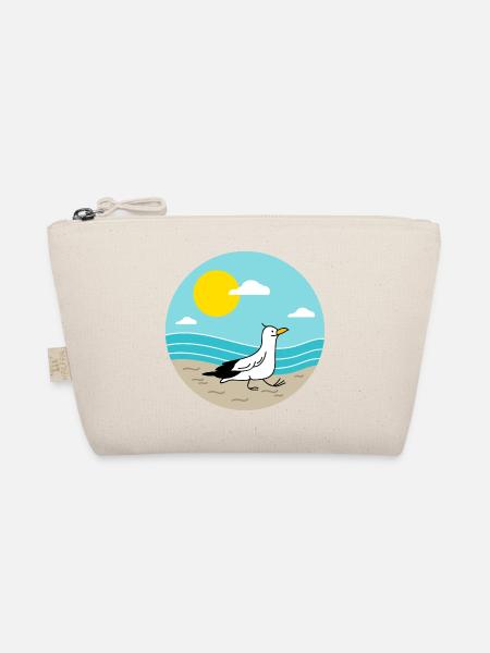 Seagull at the sea - Organic Pouch - nature