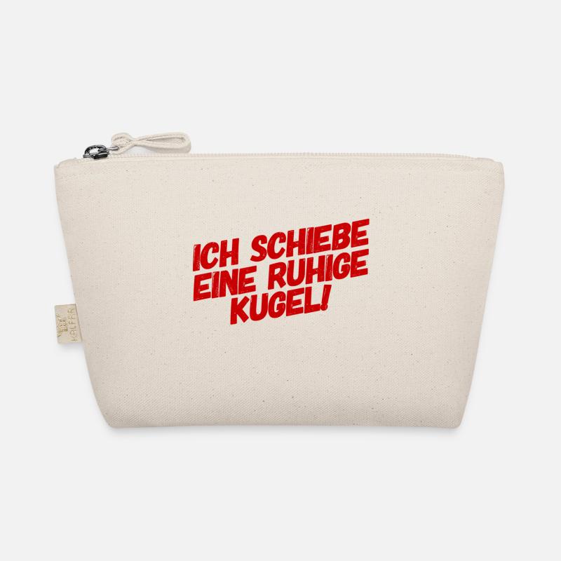 ich schiebe eine ruhige Kugel Bio-Täschchen