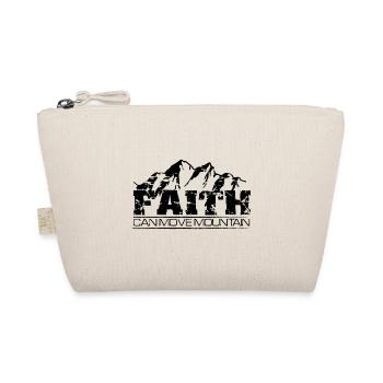 Faith can move Mountain - Organic Pouch - nature - Front