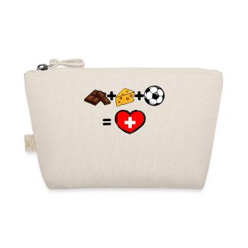 Switzerland National Football Team Soccer Fan Team - Organic Pouch - nature - Front