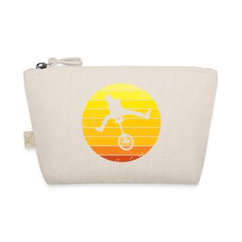 Unicycling Unicycling Gift - Organic Pouch - nature - Front