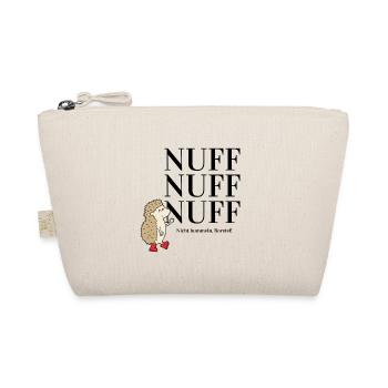Nuff nuff nuff - Nicht bummeln Borstel! - schwarz - Bio-Täschchen - Natur - Vorne