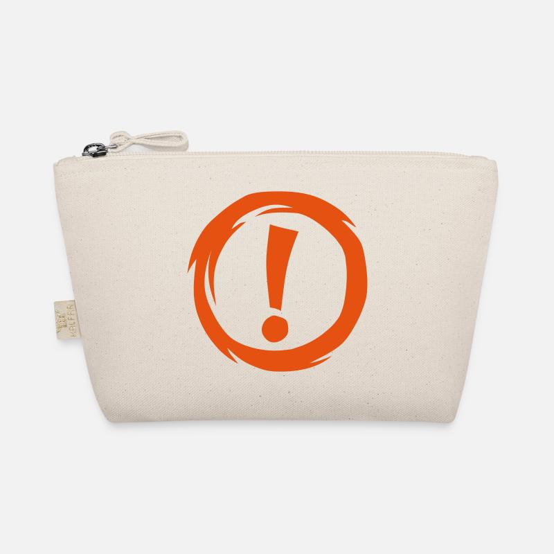 exclamation point round circle punctuation Organic Pouch