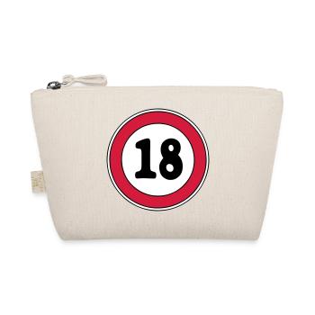 18th birthday sign - Organic Pouch - nature - Front