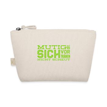 ich scheue mich nicht vor Tränen - Bio-Täschchen - Natur - Vorne