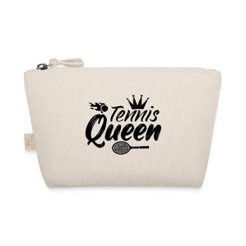 Tennis Queen | Cadeau de loisir sport raquette de tennis - Trousse biologique - nature - Devant