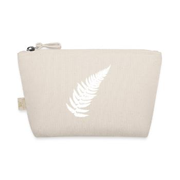Contrasting Fern Feather - Organic Pouch - nature - Front