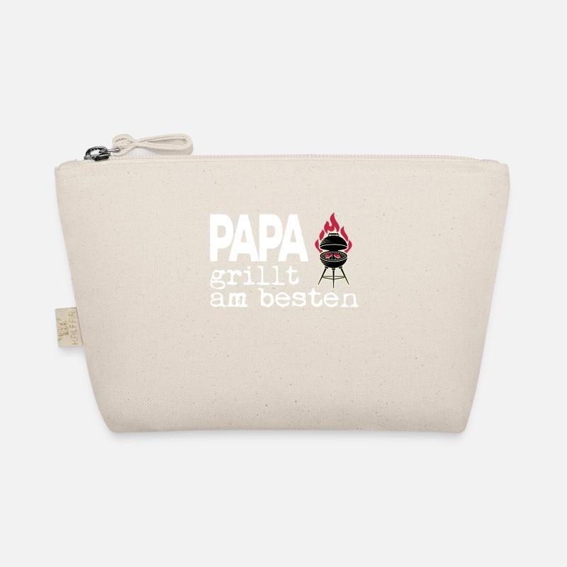 Papa grillt am besten - der beste Griller im Ort - Bio-Täschchen - Natur
