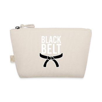 Martial Arts Black Belt 2 gift idea - Organic Pouch - nature - Front