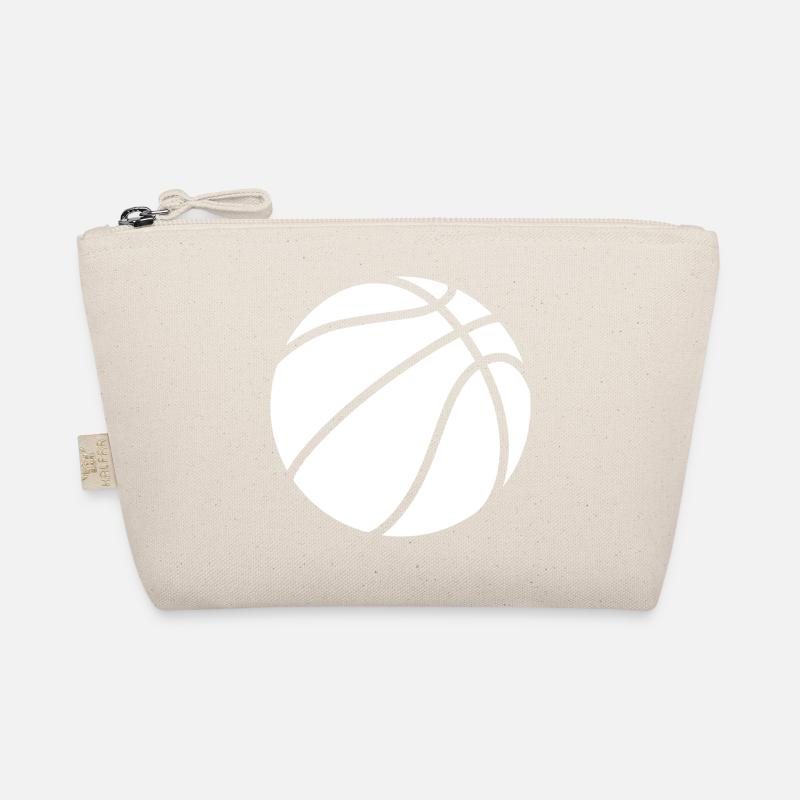 Logo de basket-ball blanc - Trousse biologique - nature