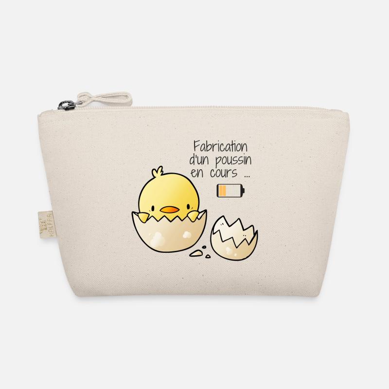 Mum T-shirt Chick making Organic Pouch