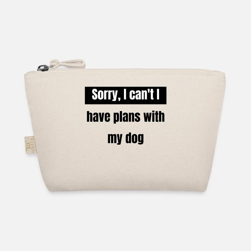 dog - plans with my dog - Bio-Täschchen - Natur
