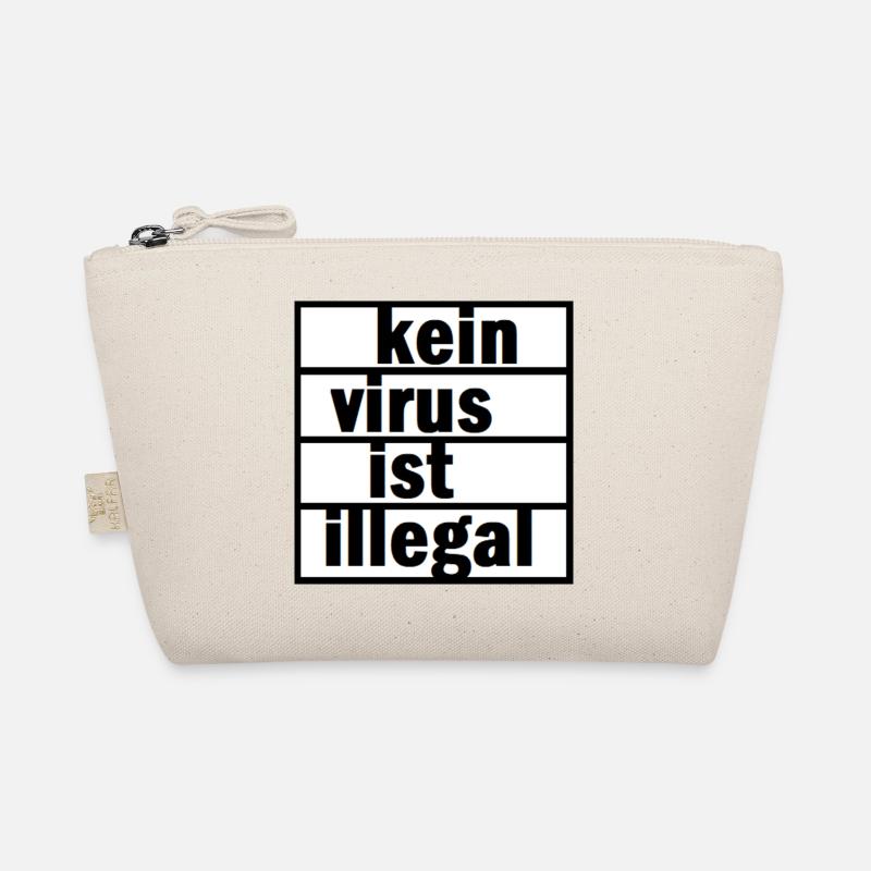 Kein Virus ist illegal - Bio-Täschchen - Natur