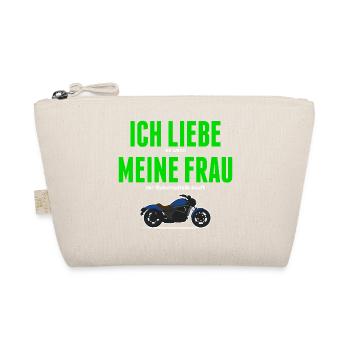 Cool Spruch Motorrad Motorsport Motorräder Biker - Bio-Täschchen - Natur - Vorne