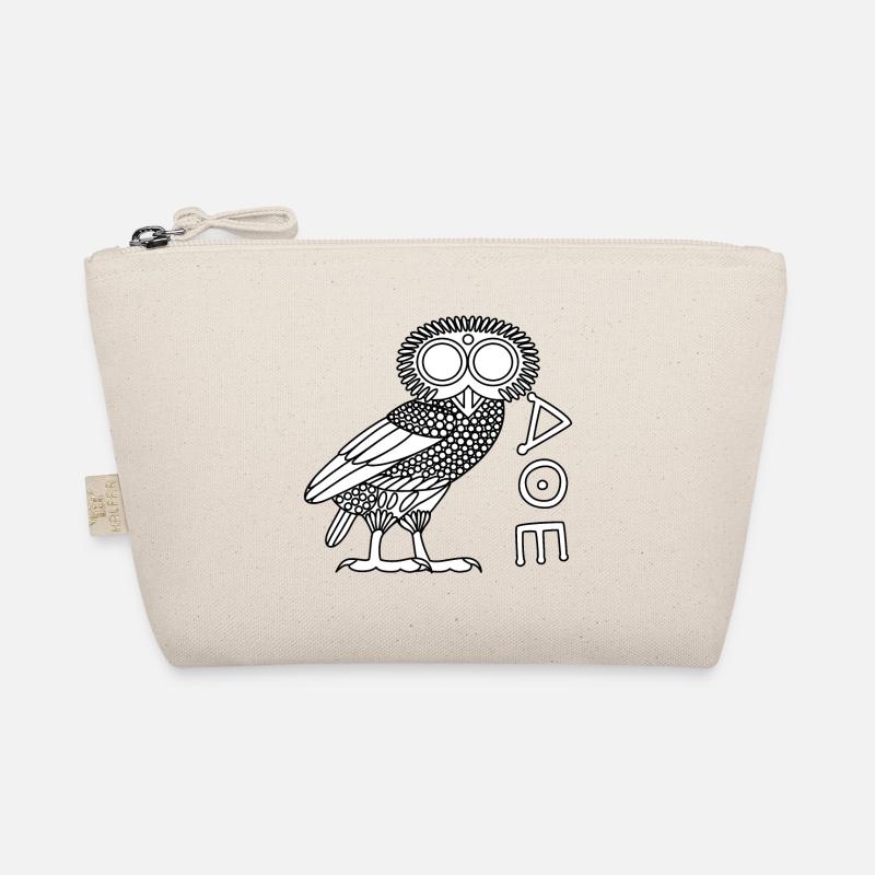 Chouette d'Athéna [Blanc + Ethnicon] - Trousse biologique - nature