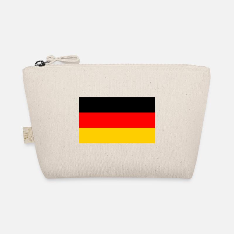 Deutsche Flagge - Bio-Täschchen - Natur