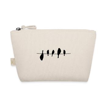 Black Design Stay Weird - Bio-Täschchen - Natur - Vorne