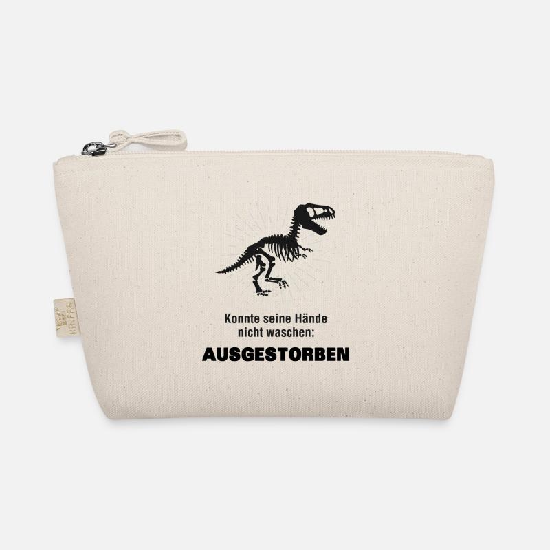 Corona Virus Grippe lustige Sprüche Geschenk Dino Bio-Täschchen