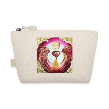 Heart angel of self worth - Organic Pouch - nature - Front