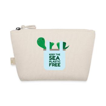 Gardez l'idée de cadeau Sea Plastic Free - Trousse biologique - nature - Devant