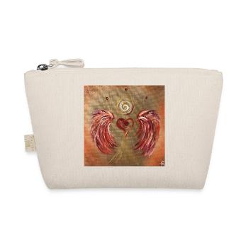 Heart angel of self-empowerment - Organic Pouch - nature - Front
