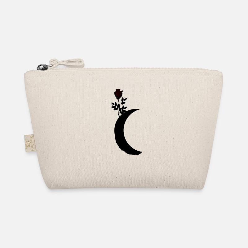 Rose Halbmond Bio-Täschchen