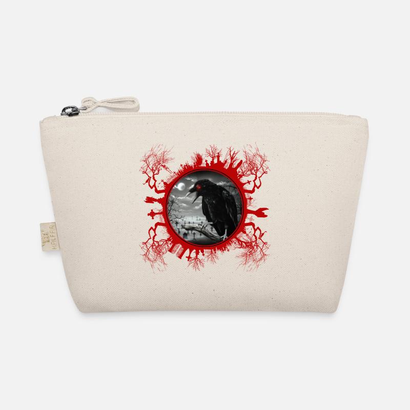 Gothic Rabe Bio-Täschchen