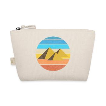 Ägypten Retro Pyramiden Vintage Geschenkidee Kairo - Bio-Täschchen - Natur - Vorne