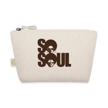 Soul Musik Leidenschaft Vinyl Funk Groove Retro Geschenk - Bio-Täschchen - Natur - Vorne