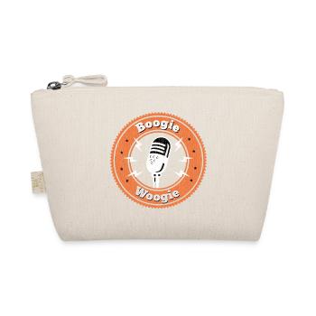 Boogie Woogie vintage microphone gift - Organic Pouch - nature - Front