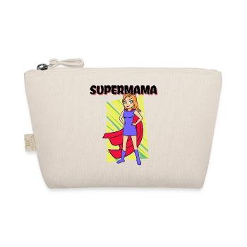 Supermama Best Mother Mother's Day Statement Mom - Organic Pouch - nature - Front