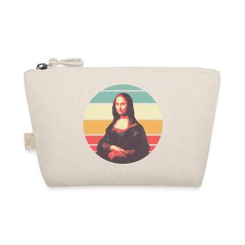 Retro Mona Lisa - Bio-Täschchen - Natur - Vorne