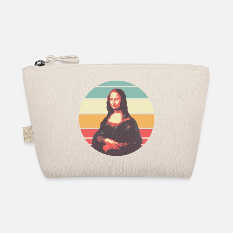 Retro Mona Lisa - Trousse biologique - nature