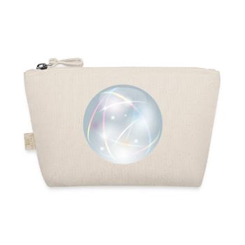 Crystal ball with delicate light reflections in pastel - Organic Pouch - nature - Front