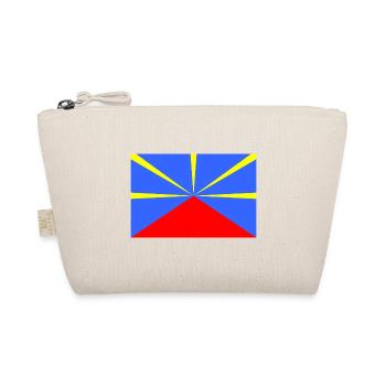 Reunion Island flag "Lo mahavéli" 974 - Organic Pouch - nature - Front