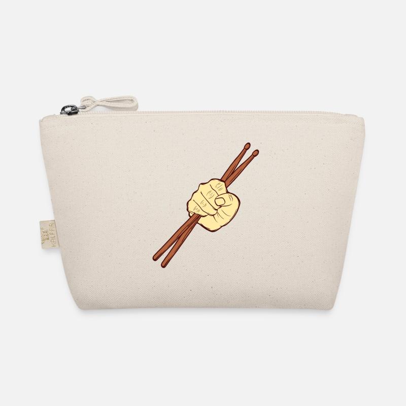 Drumming Shirt For Drummers "Drumsticks Hand" Trousse biologique