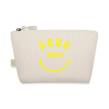Good Vibes Great Idea Smile Neon Yellow - Organic Pouch - nature - Front