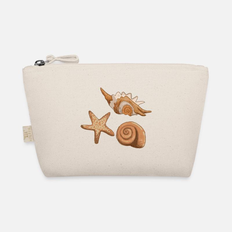 Muscheln und Seesterne Bio-Täschchen