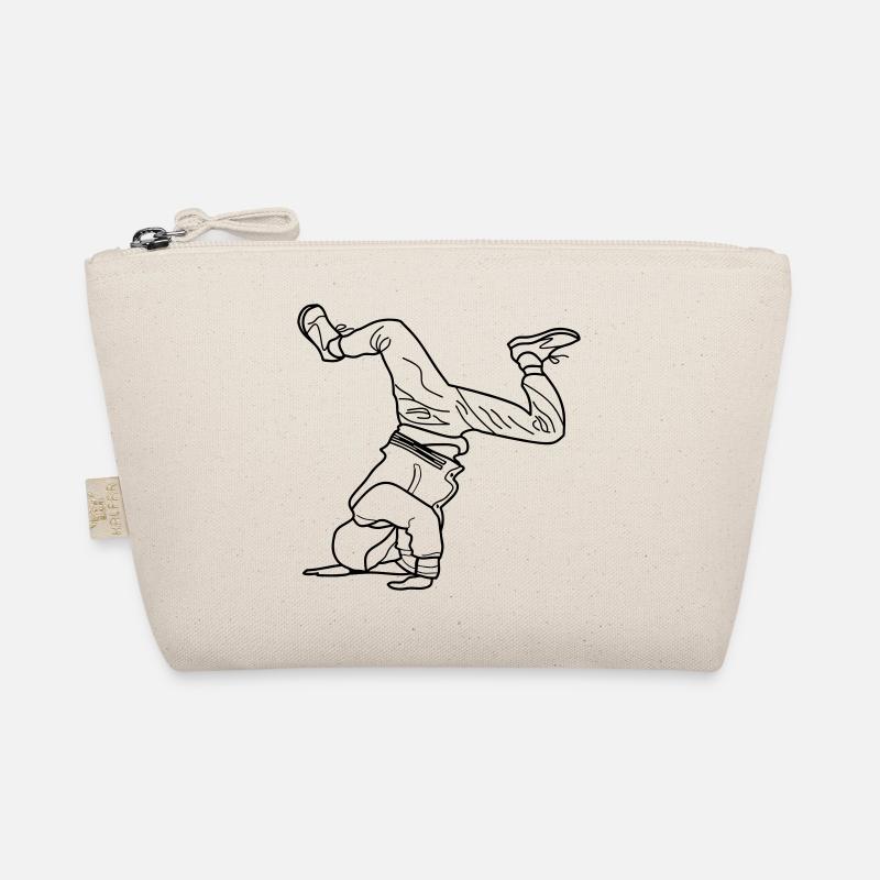 B Boy B-Boy Elbow Freeze schwarz Breakdance Bio-Täschchen