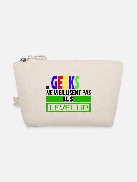DER BESTVERKÄUFER GEEKS - Bio-Täschchen - Natur - Vorne